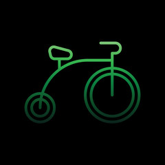 monocycle, bicycle nolan icon. Simple thin line, outline vector of Carnival and amusement icons for ui and ux, website or mobile application © Jamila