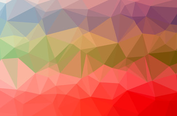 Obraz premium Illustration of abstract Blue, Red horizontal low poly background. Beautiful polygon design pattern.