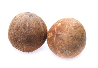 coconuts isolated on  white background