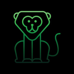circus Leon nolan icon. Simple thin line, outline vector of Carnival and amusement icons for ui and ux, website or mobile application