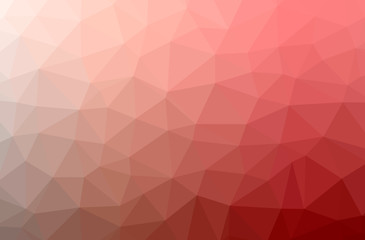 Illustration of abstract Red horizontal low poly background. Beautiful polygon design pattern.