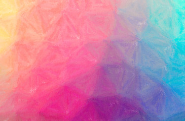 Fototapeta premium Abstract illustration of pink, yellow Wax Crayon background