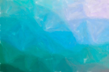 Obraz premium Abstract illustration of blue and green Watercolor Wash background