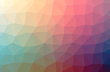 Obraz premium Illustration of abstract Red horizontal low poly background. Beautiful polygon design pattern.