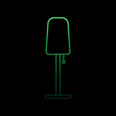 floor lamp nolan icon. Simple thin line, outline vector of Furniture icons for ui and ux, website or mobile application