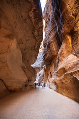 The Siq, il canyon di acceso al sito archeologico di Petra