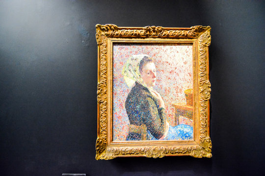Editorial picture of Orsay Romantic Museum in Paris taken in date 25 december 2018