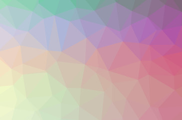 Illustration of abstract Purple, Yellow horizontal low poly background. Beautiful polygon design pattern.