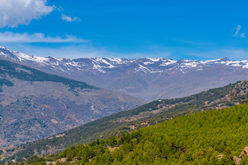 Naklejka premium mountain landscape in the mountains