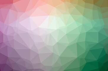 Illustration of abstract Green, Yellow horizontal low poly background. Beautiful polygon design pattern.