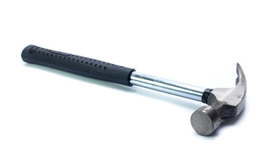 Iron hammer isolated on a white background