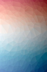 Illustration of abstract Blue And Brown vertical low poly background. Beautiful polygon design pattern.