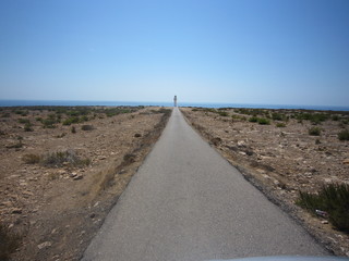 Camino hacia el faro