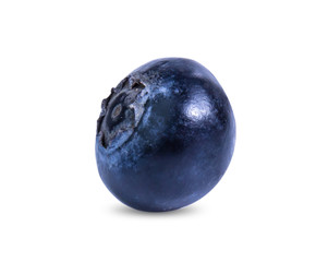 blueberry fruit isolated on white background
