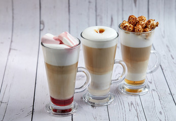 different kinds of coffee drink