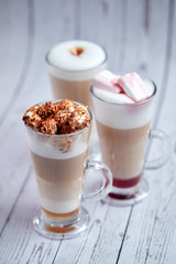 different kinds of coffee drink