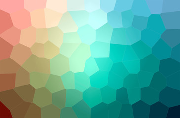 Fototapeta na wymiar Abstract illustration of blue, red, yellow and green Big Hexagon background