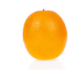 orange fruit isolated on write background