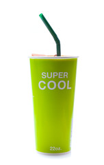 Iced Thai milk tea in glasses (thailand)