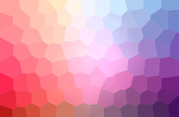 Obraz premium Abstract illustration of red Big Hexagon background