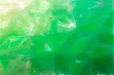 Abstract illustration of green, yellow Watercolor background