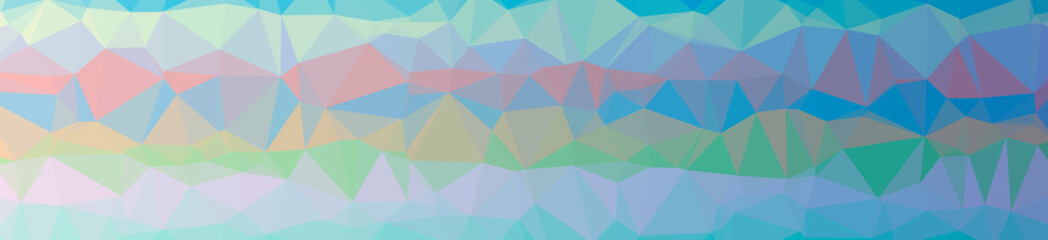 Fototapeta premium Illustration of abstract Blue, Red And White banner low poly background. Beautiful polygon design pattern.