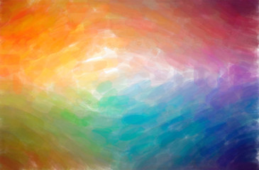 Obraz premium Abstract illustration of orange Watercolor background