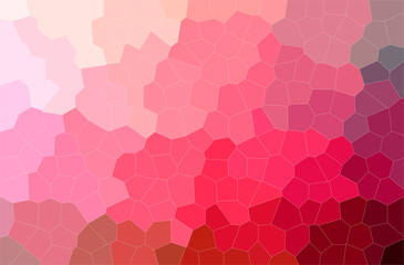 Abstract illustration of red Middle size Hexagon background