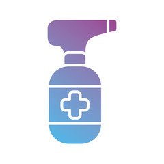 bottle medical splash gradient silhouette style