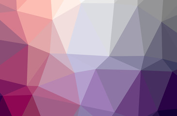 Obraz premium Illustration of abstract Purple horizontal low poly background. Beautiful polygon design pattern.