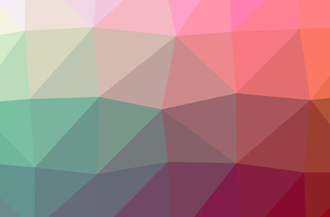 Obraz premium Illustration of abstract Red horizontal low poly background. Beautiful polygon design pattern.
