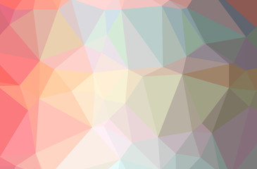 Obraz premium Illustration of abstract Red horizontal low poly background. Beautiful polygon design pattern.