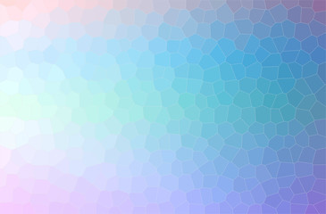 Abstract illustration of blue and purple Little Hexagon background