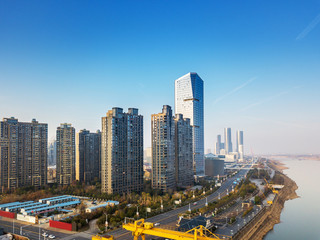 Panoramic view of Nanchang, the capital of Jianxi