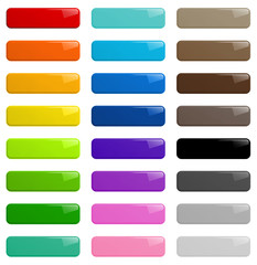 Web Buttons Colorful Illustration Image