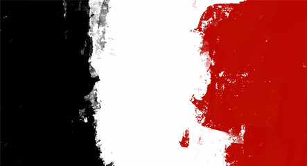 Abstract black and red watercolor background for your design, watercolor background concept, vector.