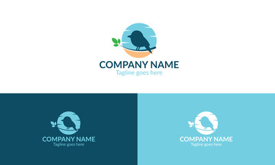 modern bird logo design templates