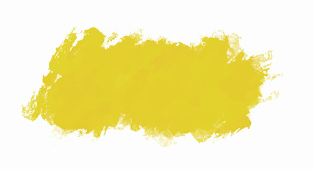 Yellow banner watercolor background for your design, watercolor background concept, vector.