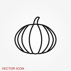Vegetables vector icon, symbol isolated on background.