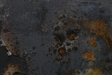 Rusty metal texture background. Grunge texture of old metal. 