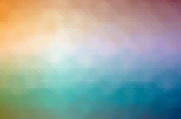 Abstract illustration of blue and yellow Glass Blocks background