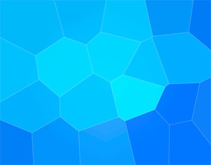 Good abstract illustration of blue Gigant hexagon. Useful background for your work.