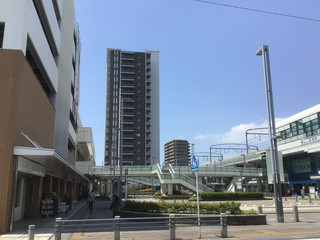Obraz na płótnie Canvas Scenery in front of Narumi Station