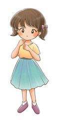 小学校低学年の子（泣き顔）2