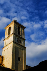 bell tower of the church