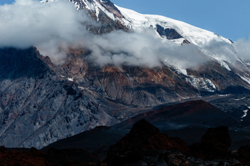 Volcanoes Flat Tolbachik and Sharp Tolbachik