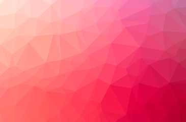 Fototapeta premium Illustration of abstract Red horizontal low poly background. Beautiful polygon design pattern.