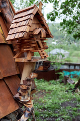 Decorative little birdhouse. Tree house