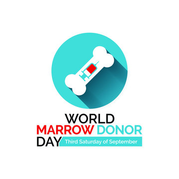 Vector illustration on the theme of World Marrow Donor day observed each year on third Saturday of September globally.