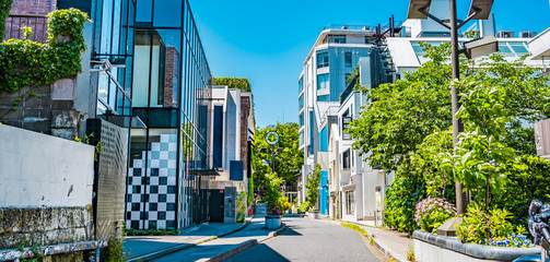 Omotesando & Harajuku, the most fashionable street in Tokyo, Japan - obrazy, fototapety, plakaty